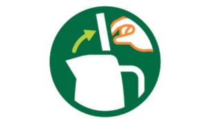 Tapa abatible y abertura ancha para mayor facilidad de llenado y limpieza