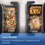 Megabasket flexible para cocinar al vapor, freír o usar con aire