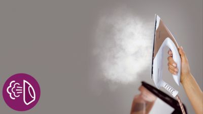 Võimas aur kortsude tõhusaks eemaldamiseks