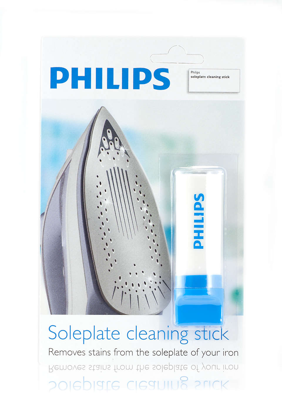 To clean the soleplate of your iron
