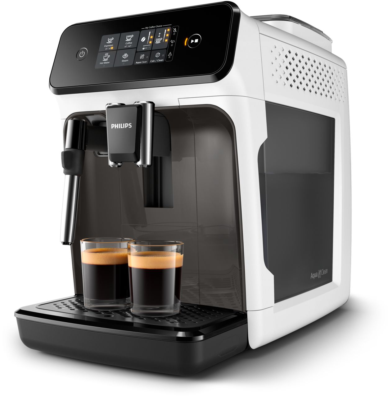 2 deliziose varietà di caffè da chicchi freschi, senza sforzi