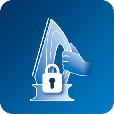 Kandmislukustus triikraua kindlaks hoiustamiseks pärast triikimist