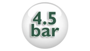 Jusqu'&agrave; 4,5&nbsp;bar de pression pour un repassage rapide
