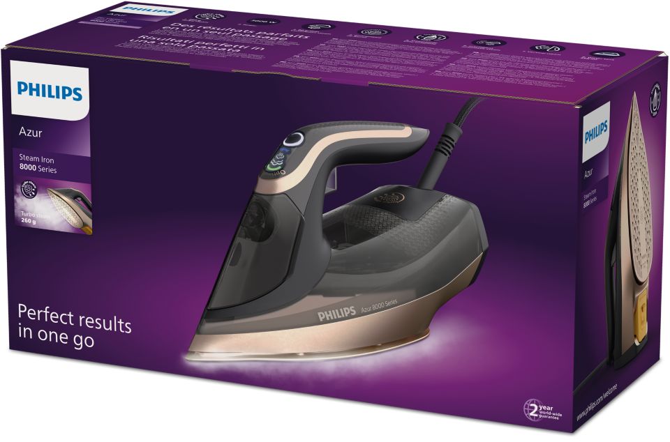 Azur 8000 Series Steam Iron DST8041/86 | Philips