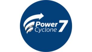 PowerCyclone 7 menţine o putere mare de aspirare mai mult timp