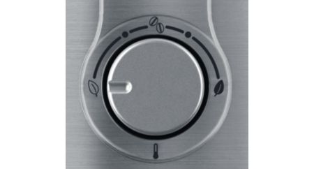 Temperature control knob to deliver maximum flavor