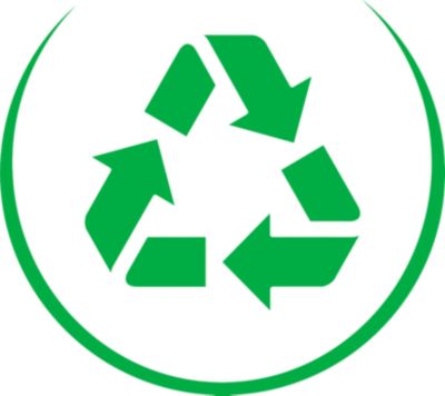 Oltre il 35% di plastica riciclata nelle parti non a contatto con gli alimenti