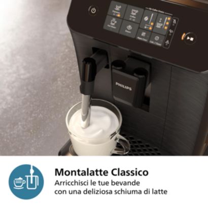 2 deliziose varietà di caffè da chicchi freschi, senza sforzi