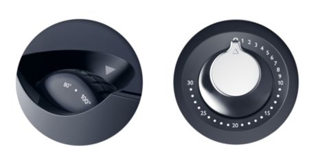 Adjustable time and temperature control