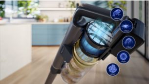 Sistemul de filtrare blochează &lt;99,9% din praful fin şi alergeni (8)