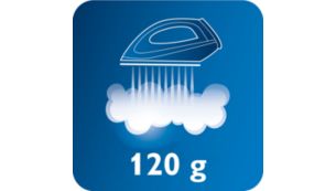 Steam boost up to 120&nbsp;g