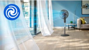 Brisa de hasta 19 metros(2) para una refrigeraci&oacute;n m&aacute;xima