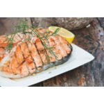 Deliciosa comida asada con prácticamente nada de humo