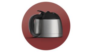 Verseuse isotherme en inox pour une tasses de café filtre bien chaud