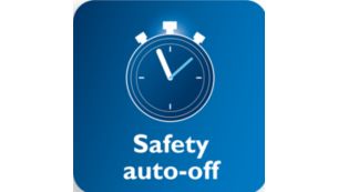 Le fer s'éteint automatiquement lorsqu'il n'est pas utilisé