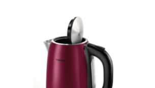 Spring lid with large opening for easy filling and cleaning