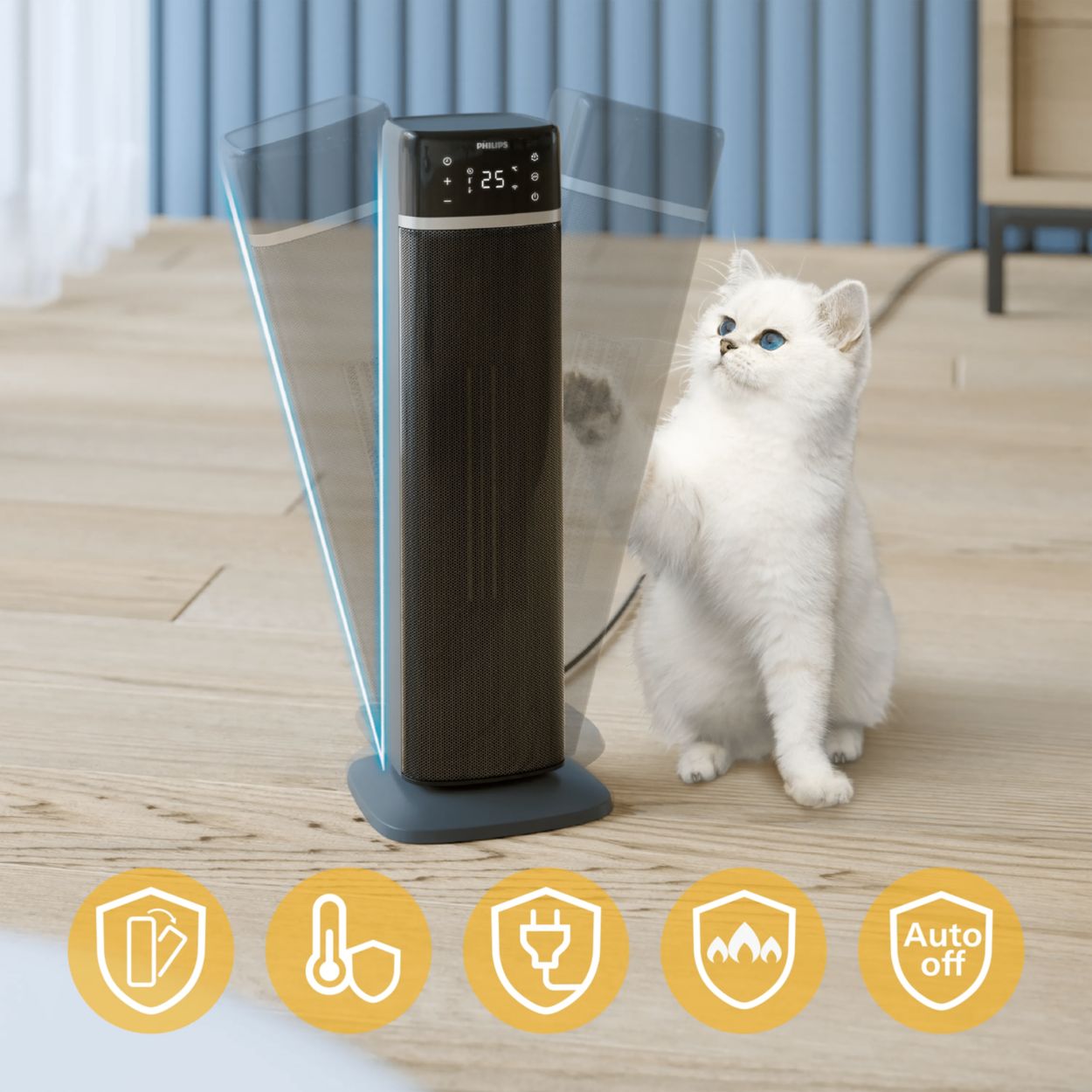 5000 Series Smart Tower Ceramic Heater CX5120/11 | Philips