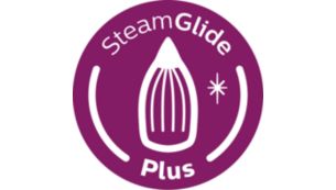 „SteamGlide Plus“ lygintuvo padas lengvai slysta bet kuriuo audiniu