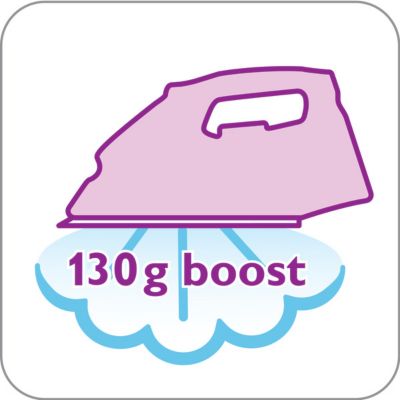 Dodatna količina pare od 130 g/min za lako uklanjanje tvrdokornih nabora