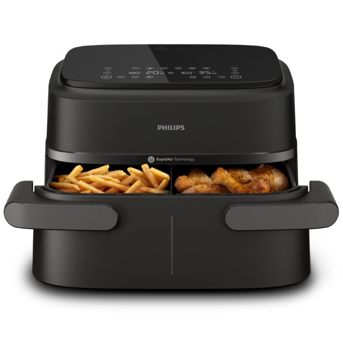 Notre Airfryer &agrave; double panier le plus compact