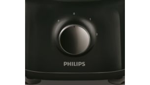 2 speed settings and pulse for maximum control