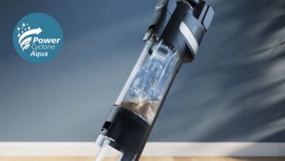 Valykite švariu vandeniu kiekvieną kartą: „PowerCyclone Aqua”.