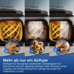 Zwei Körbe, unzählige Möglichkeiten: Airfryen, Dampfgaren – oder einfach beides gleichzeitig!