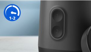 Her türlü malzeme için 2 hız ayarı