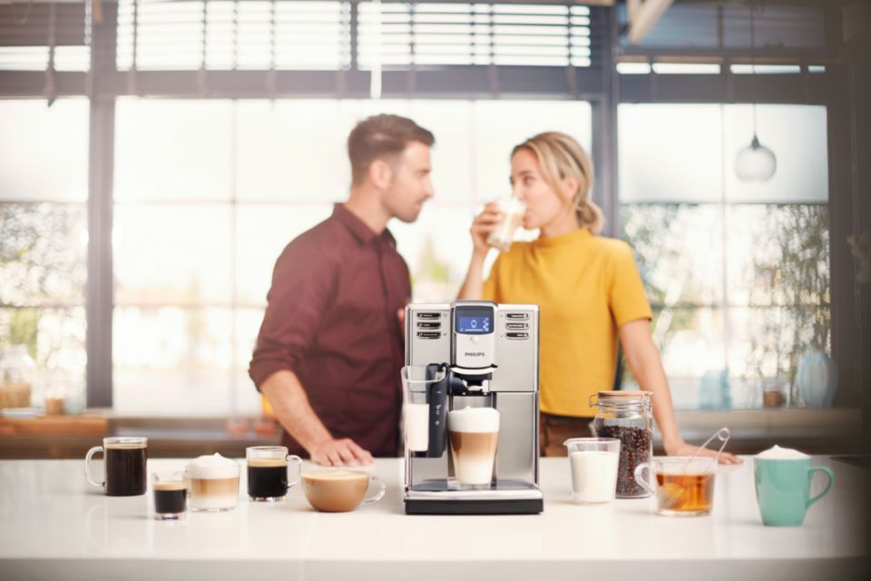 6 spécialités de café à partir de grains de café frais