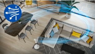 Luồng kh&ocirc;ng kh&iacute; mạnh mẽ mang lại sự thoải m&aacute;i tức th&igrave;