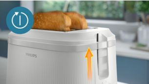 Automatische uitschakeling wanneer het brood geroosterd is