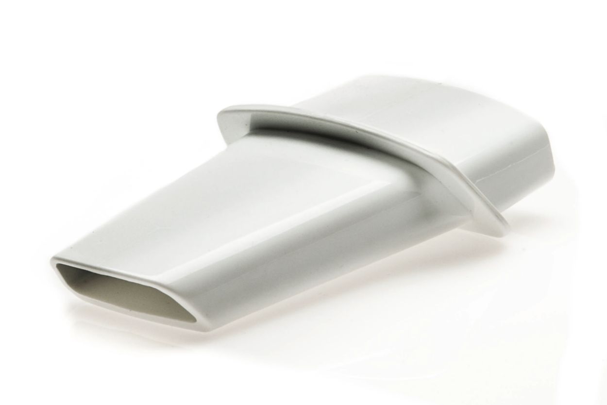 Crevice tool to vacuum corners or narrow gaps