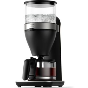 Gourmet Collection Cafetière filtre - 15 tasses, Boil and Brew, Noir