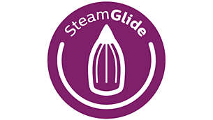 Žehlicí plocha SteamGlide umožňuje hladké a snadné klouzání
