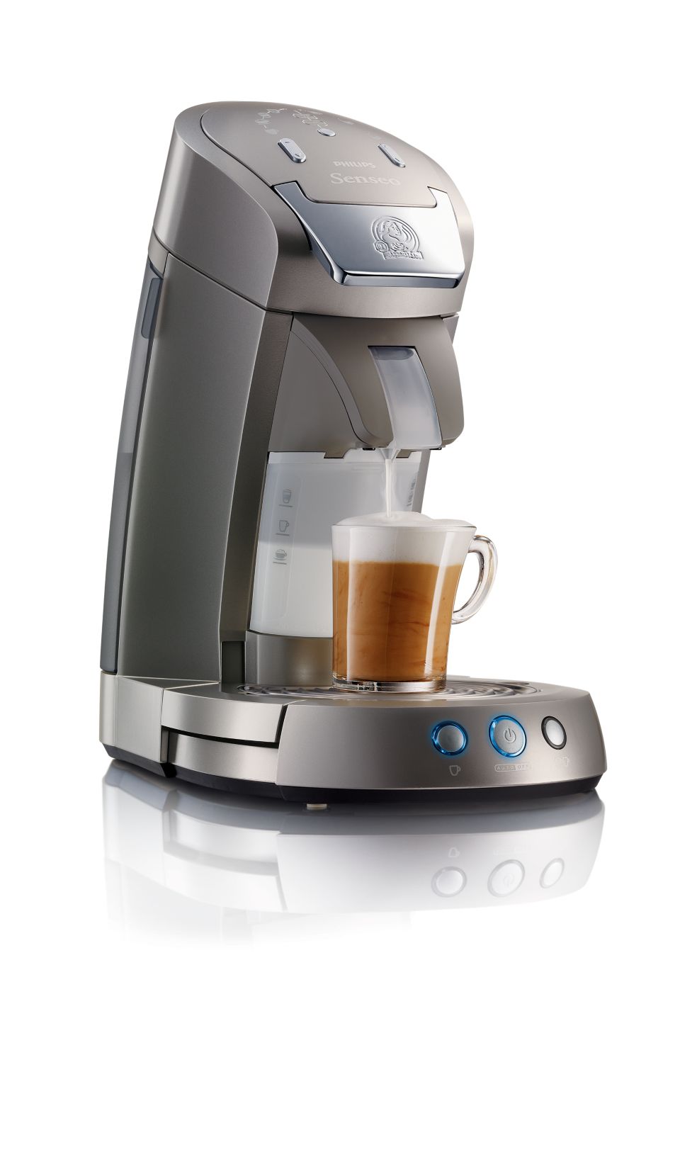 Sensationele koffie. Vers melkschuim.