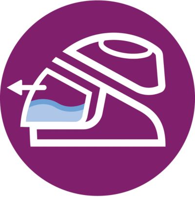 Liela (1,8 L) noņemama ūdens tvertne vienkāršai uzpildīšanai