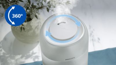 360° nozzle for versatile mist control