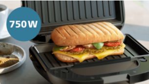 750W di potenza per toast perfetti