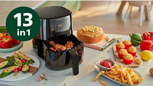 Full versatility and multifunctionality, all in one airfryer