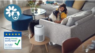 Captures 99.99% allergens from dust, pollen or pets