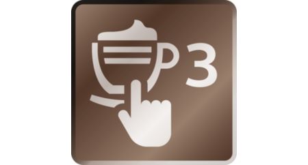 Savourez 3 boissons différentes, en toute simplicité