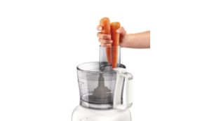 O 40 % větší plnicí trubice (ve srovnání s výrobkem Philips HR7625)