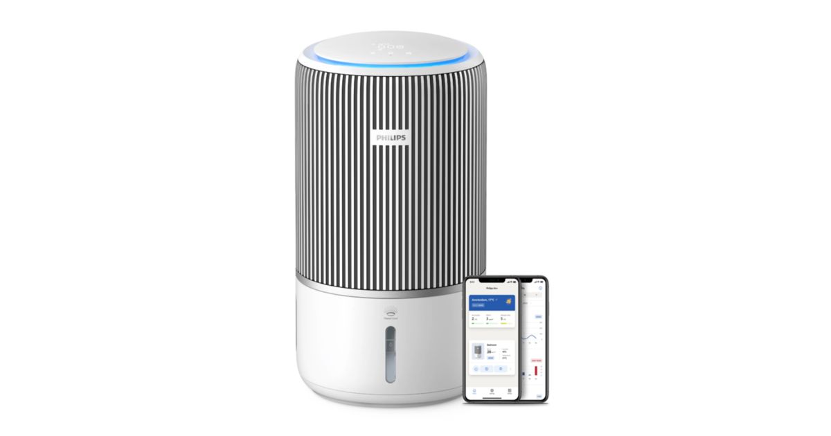 Серія PureProtect Water 3400 Розумний очищувач і зволожувач
