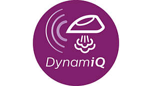 Tryb DynamiQ zapewnia inteligentne i automatyczne wytwarzanie pary dla doskonałych efektów prasowania