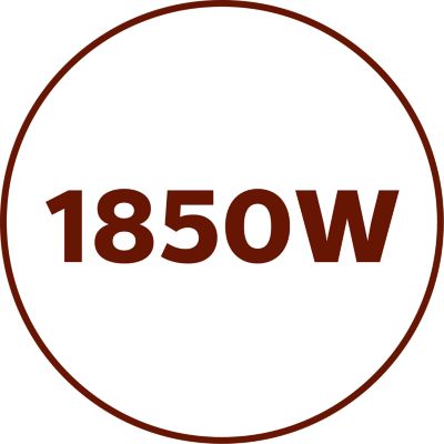 1850 W de potencia