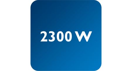 Power up to 2300 W enabling constant high steam output