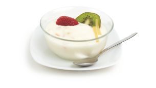 Yoghurt-beholder følger med