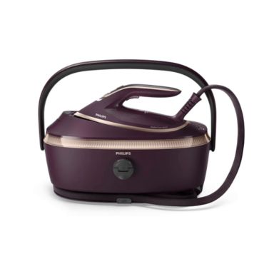 Série 8000 Fer à repasser Centrale Vapeur Philips - Iron 9 bars Bordeaux 1.4L