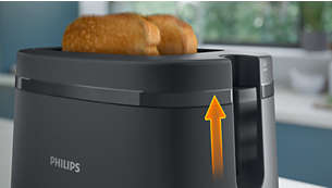 Arrêt automatique lorsque votre pain grillé est prêt