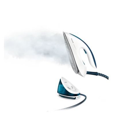 Iron faster with 2 x more steam *